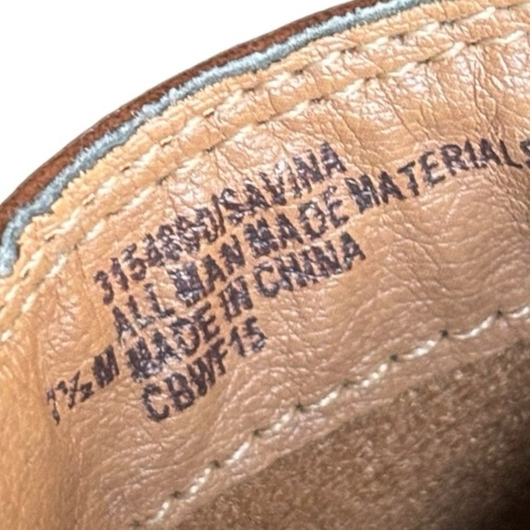 Euro Soft Savina Boot Chestnut Brown Size 7.5 Heeled Ankle Boots Sofft - Picture 8 of 13